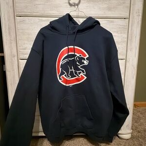 Stitches Navy Hoodie with Chicago Bears Emblem